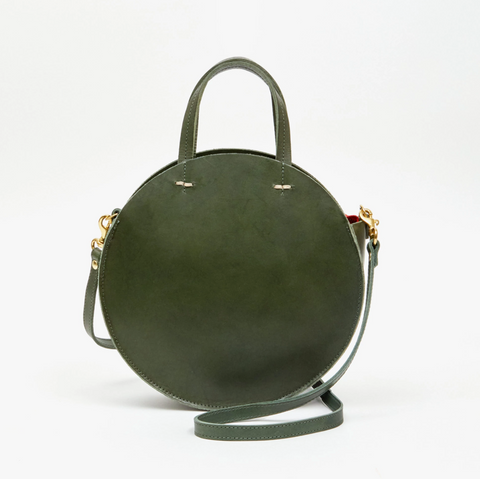 Clare V. Leather Handle Bag