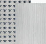 raine and humble recycled cotton bee and stripe navy tea towels at maeree