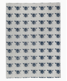 raine and humble recycled cotton bee and stripe navy tea towels at maeree