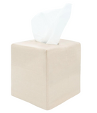 natural linen tissue box cover at maeree