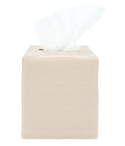 oatmeal linen tissue box cover at maeree