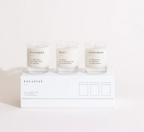 brooklyn candle studio fresh and floral escapist votive set at maeree