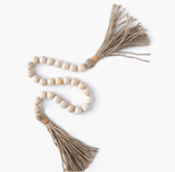 celina mancurti decorative wood bead garland at maeree