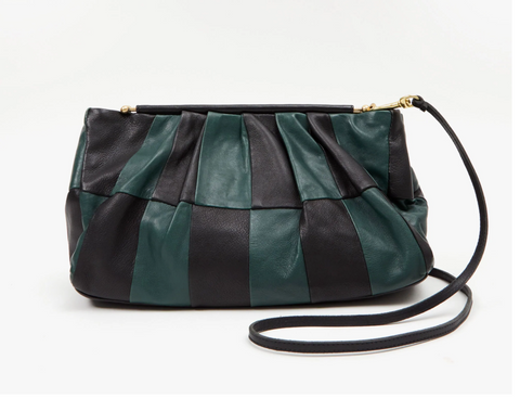 clare v belle patchwork leather clutch at maeree