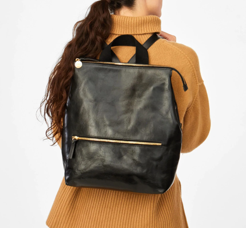 Clare V. Agnes Backpack in Black