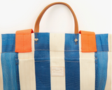 clare v striped beach tote with flat clutch at maeree