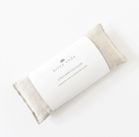 kriya veda citrus mint eye pillow at maeree