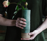 woodfolk ceramic vase jadeite shapely at maeree