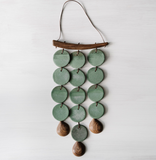 woodfolk jadeite wall hanging ceramic outdoor chime