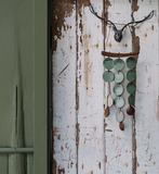 woodfolk ceramic wind chime wall hanging mobile