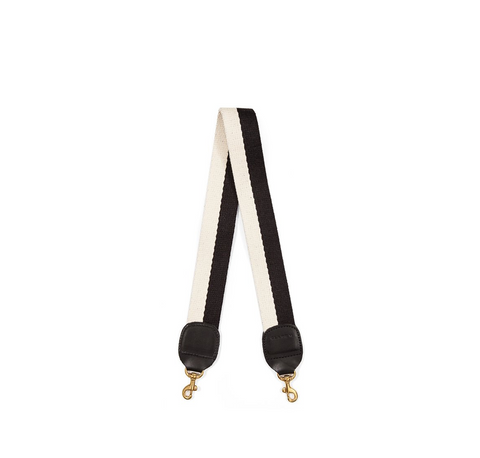 clare v black and white shoulder strap at maeree