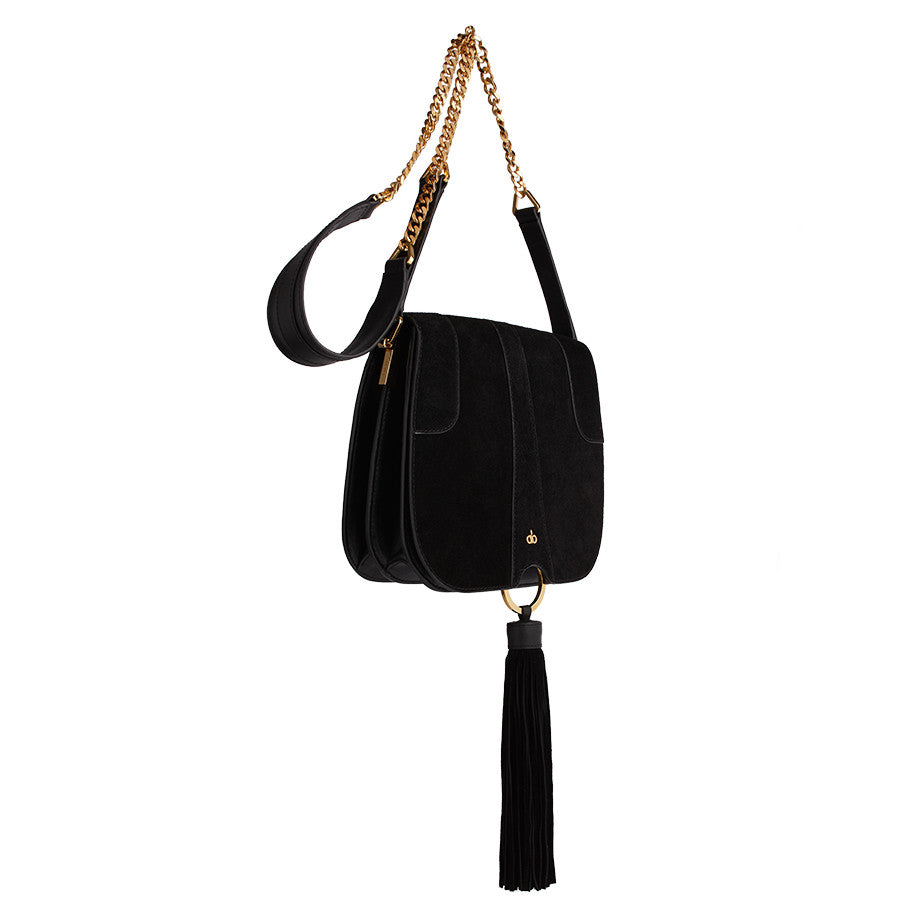 Vintage YVES SAINT LAURENT Ysl Black Tassel Suede Shoulder Bag at 1stDibs |  ysl suede bag, ysl black tassel bag, ysl suede tassel bag