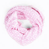 bohemia pink hand block printed scarf maeree