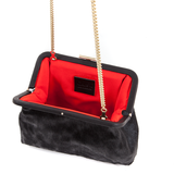 clare v cowhide evening bag maeree