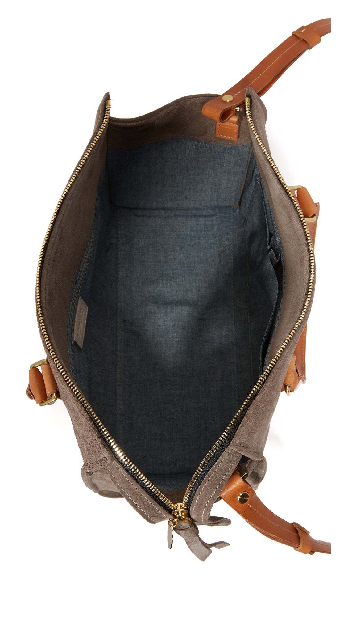 Clare V. Clare Vivier Los Angeles Simple Suede Leather Petit Crossbody Bag  Purse