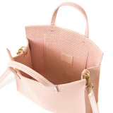 clarev simple petit tote ballet perforated leather at maeree