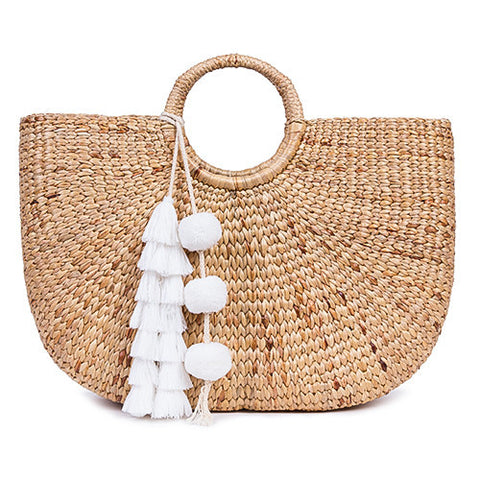 white tassel basket bag jadetribe at maeree