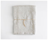 oatmeal linen tablecloth from celina mancurti at maeree